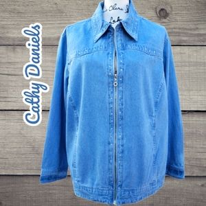 Cathy Daniels Rinstone Jean Jacket